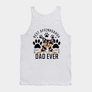 Best Affenhuahua Ever Funny Quote Vintage Dad Tank Top